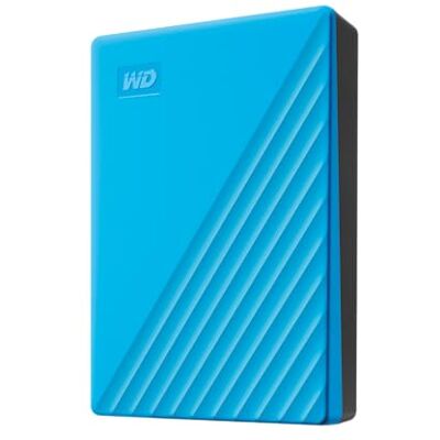 Western Digital WD My Passport 6 TB externe draagbare harde schijf, USB 3.2 Gen 1/USB 3.0, back-up en wachtwoordbeveiliging, compatibel met Windows, ChromeOS en MacOS, blauw Western Digital WD My Passport 6 TB externe draagbare harde schijf, USB 3.2 Gen 1/USB 3.0, back-up en wachtwoordbeveiliging, compatibel met Windows, ChromeOS en MacOS, blauw