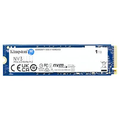 Kingston NV3 NVMe PCIe 4.0 interne SSD 1TB M.2 2280-SNV3S/1000G Kingston NV3 NVMe PCIe 4.0 interne SSD 1TB M.2 2280-SNV3S/1000G