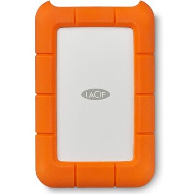 LaCie Rugged USB-C draagbare externe harde schijf 2 TB USB 3.0 compatibel, valbestendig, schokbestendig, stofdicht, regenbestendig, voor Mac en pc, desktop, werkstation LaCie Rugged USB-C draagbare externe harde schijf 2 TB USB 3.0 compatibel, valbestendig, schokbestendig, stofdicht, regenbestendig, voor Mac en pc, desktop, werkstation