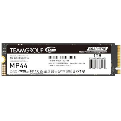 TEAMGROUP SSD Team MP44 M.2 1TB PCIe G4x4 2280 TEAMGROUP SSD Team MP44 M.2 1TB PCIe G4x4 2280