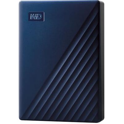 Western Digital WD My Passport voor Mac, 6 TB, draagbare externe harde schijf, USB 3.2 Gen 1/USB 3.0, back-up en wachtwoordbeveiliging, geformatteerd voor MacOS, nachtblauw Western Digital WD My Passport voor Mac, 6 TB, draagbare externe harde schijf, USB 3.2 Gen 1/USB 3.0, back-up en wachtwoordbeveiliging, geformatteerd voor MacOS, nachtblauw