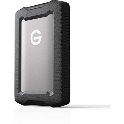 Western Digital G-DRIVE ArmorATD 4 TB, externe harde schijf, draagbaar, duurzaam en robuust, tot 130 MB/s, USB-C (5 GB/s), USB 3.2 Gen 1, Thunderbolt 3 Western Digital G-DRIVE ArmorATD 4 TB, externe harde schijf, draagbaar, duurzaam en robuust, tot 130 MB/s, USB-C (5 GB/s), USB 3.2 Gen 1, Thunderbolt 3
