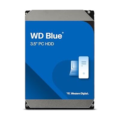 Western Digital , WD40EZZX, interne harde schijf voor pc, WD blauw, 4 TB, 5400 rpm, SATA, 6 Gb/s, 128 MB cache, 3,5 inch Western Digital , WD40EZZX, interne harde schijf voor pc, WD blauw, 4 TB, 5400 rpm, SATA, 6 Gb/s, 128 MB cache, 3,5 inch