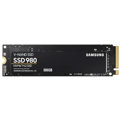Samsung 980 MZ-V8V500BW Interne SSD NVMe M.2, PCIe 3.0, 500 GB, intelligente thermische besturing Samsung 980 MZ-V8V500BW Interne SSD NVMe M.2, PCIe 3.0, 500 GB, intelligente thermische besturing