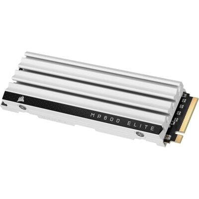 Corsair MP600 ELITE 2TB M.2 PCIe Gen4 x4 NVMe SSD Geoptimaliseerd voor PS5 Inclusief koellichaam M.2 2280 Sequentiële weergave tot 7000 MB/s 3D TLC NAND met hoge dichtheid Wit Corsair MP600 ELITE 2TB M.2 PCIe Gen4 x4 NVMe SSD Geoptimaliseerd voor PS5 Inclusief koellichaam M.2 2280 Sequentiële weergave tot 7000 MB/s 3D TLC NAND met hoge dichtheid Wit
