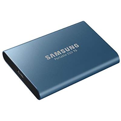 Samsung T5 MU-PA500B/EU, 500GB USB 3,1 draagbare externe SSD-schijf, snel, compact en licht, 540 Mb/s Samsung T5 MU-PA500B/EU, 500GB USB 3,1 draagbare externe SSD-schijf, snel, compact en licht, 540 Mb/s