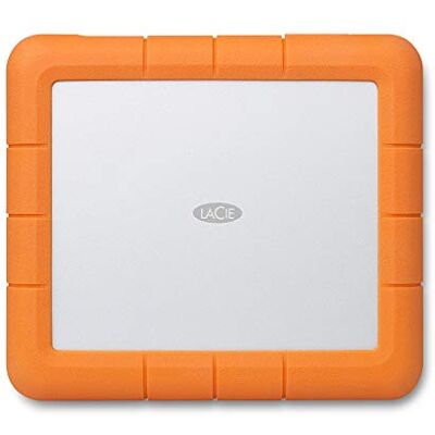 LaCie Rugged Raid Shuttle, 8 TB, Draagbarer Externe Harde Schijf, USB-C, drop-shock stofbestendig, Voor Mac & PC, 1 maand Adobe CC All Apps, 3 jaar Rescue Services (STHT800800) LaCie Rugged Raid Shuttle, 8 TB, Draagbarer Externe Harde Schijf, USB-C, drop-shock stofbestendig, Voor Mac & PC, 1 maand Adobe CC All Apps, 3 jaar Rescue Services (STHT800800)