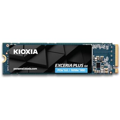 KIOXIA EXCERIA Plus G4 NVMe M.2 2280 1TB Tot 10.000/7.900 MB/s lezen/schrijven, intern geheugen voor laptop en desktop-pc, spel KIOXIA EXCERIA Plus G4 NVMe M.2 2280 1TB Tot 10.000/7.900 MB/s lezen/schrijven, intern geheugen voor laptop en desktop-pc, spel