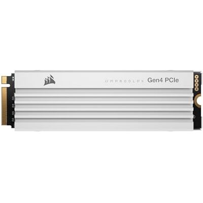 Corsair MP600 Pro LPX 4TB M.2 NVMe PCIe x4 Gen4 SSD geoptimaliseerd voor PS5 (tot 7.100 MB/sec bij sequentieel lezen en 6.800 MB/sec bij sequentieel schrijven, snelle interface) wit Corsair MP600 Pro LPX 4TB M.2 NVMe PCIe x4 Gen4 SSD geoptimaliseerd voor PS5 (tot 7.100 MB/sec bij sequentieel lezen en 6.800 MB/sec bij sequentieel schrijven, snelle interface) wit