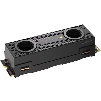 Corsair MP700 PRO SE Hydro X Series 2TB M.2 PCIe Gen5 x4 NVMe 2.0 SSD M.2 2280 tot 14.000 MB/s sequentieel lezen TLC NAND met hoge dichtheid waterblok vooraf geïnstalleerd zwart Corsair MP700 PRO SE Hydro X Series 2TB M.2 PCIe Gen5 x4 NVMe 2.0 SSD M.2 2280 tot 14.000 MB/s sequentieel lezen TLC NAND met hoge dichtheid waterblok vooraf geïnstalleerd zwart
