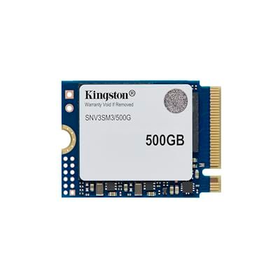 Kingston NV3 NVMe PCIe 4.0 interne SSD 500GB M.2 2230-SNV3SM3/500G Kingston NV3 NVMe PCIe 4.0 interne SSD 500GB M.2 2230-SNV3SM3/500G