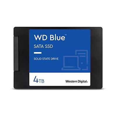 Western Digital WD Blue SSD interne SSD 2,5" SATA 4TB 3D NAND Western Digital WD Blue SSD interne SSD 2,5" SATA 4TB 3D NAND