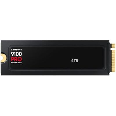 Samsung MZ-geheugen VAP1T0BW 9100 PRO interne SSD met PCIe® 4 T 5.0 x4 koellichaam, NVMe™ 2.0, geheugen voor professionals en gamers, compatibel met pc, mobiel en console Samsung MZ-geheugen VAP1T0BW 9100 PRO interne SSD met PCIe® 4 T 5.0 x4 koellichaam, NVMe™ 2.0, geheugen voor professionals en gamers, compatibel met pc, mobiel en console