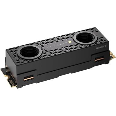 Corsair MP700 PRO Hydro X Series 2TB M.2 PCIe Gen5 x4 NVMe 2.0 SSD M.2 2280 Tot 12.400 MB/s Sequentieel lezen TLC NAND met hoge dichtheid Waterblok vooraf geïnstalleerd Zwart Corsair MP700 PRO Hydro X Series 2TB M.2 PCIe Gen5 x4 NVMe 2.0 SSD M.2 2280 Tot 12.400 MB/s Sequentieel lezen TLC NAND met hoge dichtheid Waterblok vooraf geïnstalleerd Zwart