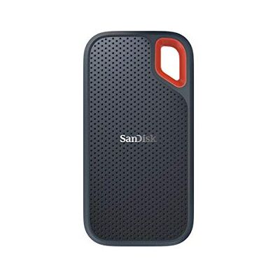 SanDisk SDSSDE60-2T00-G25, extreem draagbare SSD 2TB externe solid-state schijf tot 550 MB/s lezen, zwart SanDisk SDSSDE60-2T00-G25, extreem draagbare SSD 2TB externe solid-state schijf tot 550 MB/s lezen, zwart