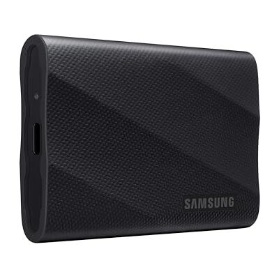 Samsung Externe SSD T9, draagbaar, 4 TB, lees-/schrijfsnelheden tot 2000 MB/s¹, USB 3.2 Gen 2x2, compatibel met Mac, PC, Android en 12K camera's, zwart, MU-PG4T0B/EU Samsung Externe SSD T9, draagbaar, 4 TB, lees-/schrijfsnelheden tot 2000 MB/s¹, USB 3.2 Gen 2x2, compatibel met Mac, PC, Android en 12K camera's, zwart, MU-PG4T0B/EU