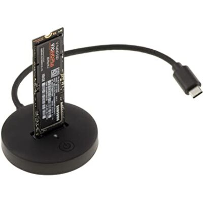 KALEA-INFORMATIQUE USB Dock voor SSD M2 Type NVMe. 10GB verbinding type USB 3.2 Gen2 met C-stekker. UASP en Trim ondersteuning KALEA-INFORMATIQUE USB Dock voor SSD M2 Type NVMe. 10GB verbinding type USB 3.2 Gen2 met C-stekker. UASP en Trim ondersteuning