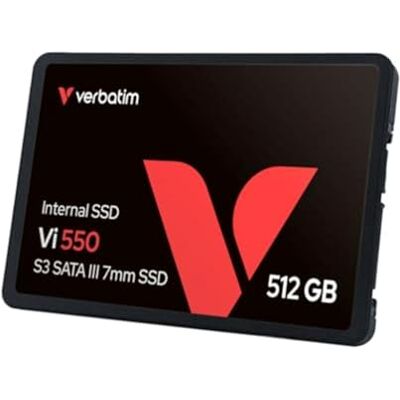 Verbatim Vi550 S3 SSD interne SSD 512 GB Solid State Drive 2,5 inch interface SATA III interne harde schijf SSD 3D NAND technologie 512 GB krachtige SSD 560 MB/s zwart Verbatim Vi550 S3 SSD interne SSD 512 GB Solid State Drive 2,5 inch interface SATA III interne harde schijf SSD 3D NAND technologie 512 GB krachtige SSD 560 MB/s zwart