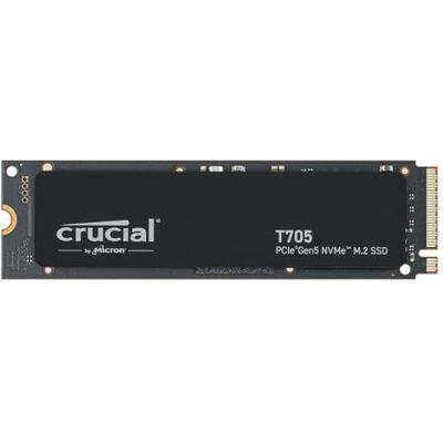 Crucial T705 SSD 2TB PCIe Gen5 NVMe M.2 interne Gaming SSD (nieuw 2024), tot 14.500 MB/s, Microsoft DirectStorage, achterwaartse compatibiliteit met PCIe 3.0 en 4.0, SSD-harde schijf CT2000T705SSD3 Crucial T705 SSD 2TB PCIe Gen5 NVMe M.2 interne Gaming SSD (nieuw 2024), tot 14.500 MB/s, Microsoft DirectStorage, achterwaartse compatibiliteit met PCIe 3.0 en 4.0, SSD-harde schijf CT2000T705SSD3