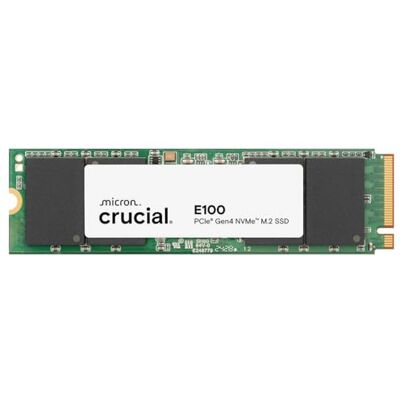 Crucial E100 2TB PCIe Gen4 NVMe M.2 interne SSD, tot 5000 MB/s, compatibel met laptop en desktop CT2000E100SSD8 Crucial E100 2TB PCIe Gen4 NVMe M.2 interne SSD, tot 5000 MB/s, compatibel met laptop en desktop CT2000E100SSD8