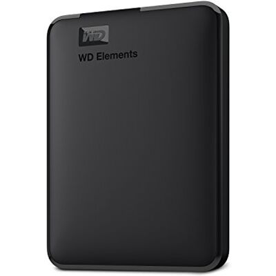 WD Western Digital Elements externe harde schijf, 2000 GB, zwart WD Western Digital Elements externe harde schijf, 2000 GB, zwart