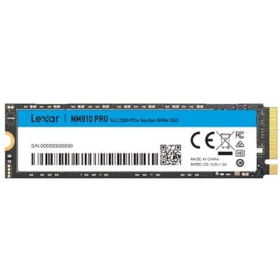 Lexar SSD NM610 Pro 1TB (1000 GB) NVMe M.2 type 2280 Lexar SSD NM610 Pro 1TB (1000 GB) NVMe M.2 type 2280