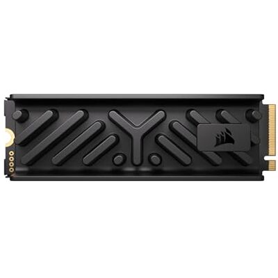 Corsair MP700 ELITE 1 TB PCIe 5.0 x4 NVMe M.2 SSD Aluminium koellichaam inbegrepen tot 10,000MB/sec Hoge Dichtheid 3D TLC NAND M.2 2280 DirectStorage Compatibel Zwart Corsair MP700 ELITE 1 TB PCIe 5.0 x4 NVMe M.2 SSD Aluminium koellichaam inbegrepen tot 10,000MB/sec Hoge Dichtheid 3D TLC NAND M.2 2280 DirectStorage Compatibel Zwart