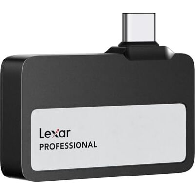 Lexar Professional Go 2 TB draagbare SSD, ultra compact, ondersteunt Apple ProRes, tot 1050 MB/s lezen en 1000 MB/s schrijven, USB 3.2 Gen 2, IP65 stof- en waterdicht Lexar Professional Go 2 TB draagbare SSD, ultra compact, ondersteunt Apple ProRes, tot 1050 MB/s lezen en 1000 MB/s schrijven, USB 3.2 Gen 2, IP65 stof- en waterdicht