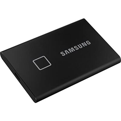 Samsung T7 Touch MU-PC2T0K/WW Externe SSD harde schijf 2 TB back-up met vingerafdruk en/of wachtwoord 1050 MB/s Samsung T7 Touch MU-PC2T0K/WW Externe SSD harde schijf 2 TB back-up met vingerafdruk en/of wachtwoord 1050 MB/s
