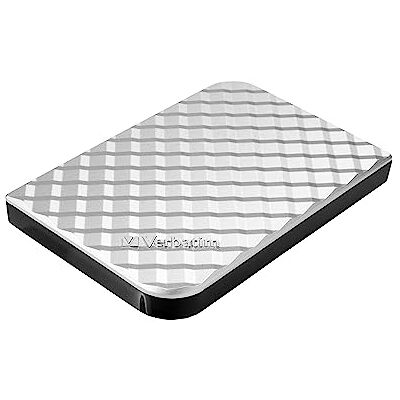 Verbatim 53197 1TB USB 3.0 draagbare harde schijf zilver Verbatim 53197 1TB USB 3.0 draagbare harde schijf zilver