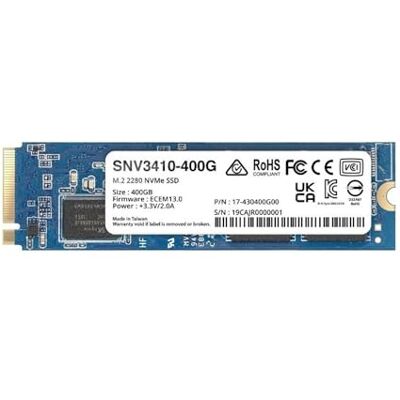 Synology SSD 400 GB M.2 2280. Harde schijf, zwart Synology SSD 400 GB M.2 2280. Harde schijf, zwart