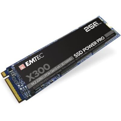 EMTEC X300 M.2 256GB PCI Express 3.0 3D NAND NVMe EMTEC X300 M.2 256GB PCI Express 3.0 3D NAND NVMe
