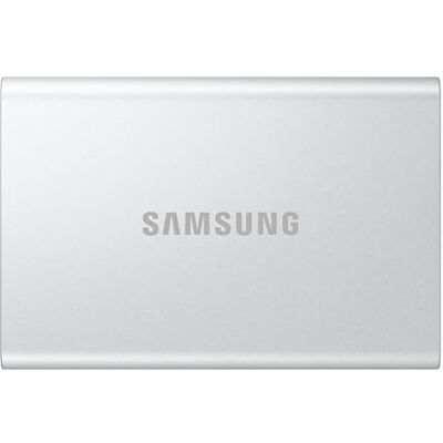 Samsung T7 Resurrected MU-PD2T0G/WW, draagbare externe SSD, 2 TB, USB 3.2 Gen.2 geheugen, compatibel met Android, iPhone15, Mac, pc en gameconsole, kleur: zilver Samsung T7 Resurrected MU-PD2T0G/WW, draagbare externe SSD, 2 TB, USB 3.2 Gen.2 geheugen, compatibel met Android, iPhone15, Mac, pc en gameconsole, kleur: zilver