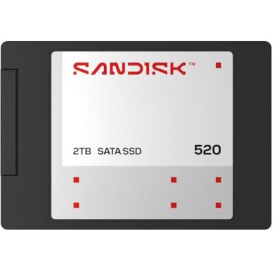 SanDisk 520 SATA intern geheugen SSD 4 TB (2,5 inch / 7 mm, tot 560 MB/s en schrijfsnelheden, 3D NAND -technologie) SanDisk 520 SATA intern geheugen SSD 4 TB (2,5 inch / 7 mm, tot 560 MB/s en schrijfsnelheden, 3D NAND -technologie)