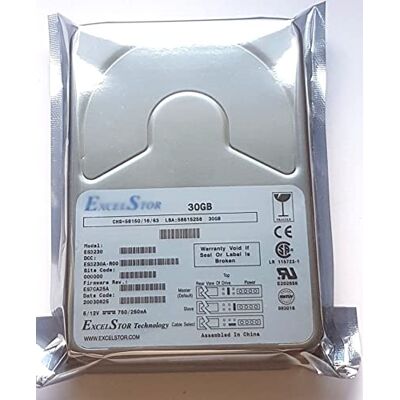 Generic ExcelStor ES3230 P-ATA 5400rpm 2MB HDD 3.5" 30GB interne harde schijf Generic ExcelStor ES3230 P-ATA 5400rpm 2MB HDD 3.5" 30GB interne harde schijf