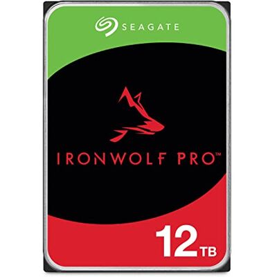 Seagate IronWolf Pro 12 TB, interne harde schijf NAS HDD CMR 3,5 inch SATA 6 Gbit/s, 256 MB cache, voor RAID-NAS, Rescue Data Recovery Services (ST12000NE0007) Seagate IronWolf Pro 12 TB, interne harde schijf NAS HDD CMR 3,5 inch SATA 6 Gbit/s, 256 MB cache, voor RAID-NAS, Rescue Data Recovery Services (ST12000NE0007)