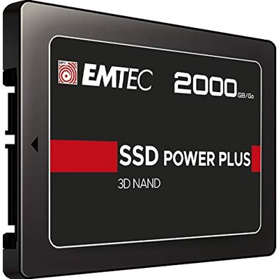 EMTEC ECSSD2TX150 interne SSD 2,5 inch – interne SSD harde schijf – SATA X150 Power Plus 3D NAND 2 TB EMTEC ECSSD2TX150 interne SSD 2,5 inch – interne SSD harde schijf – SATA X150 Power Plus 3D NAND 2 TB