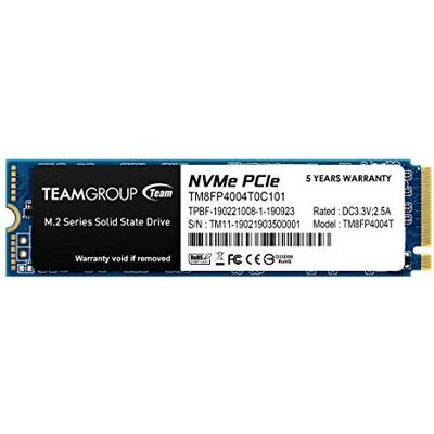 TEAMGROUP MP34 4TB met DRAM cache SLC 3D NAND TLC NVMe 1.3 PCIe Gen3x4 M.2 2280 interne SSD (lees-/schrijfsnelheid tot 3500/2900 MB/s) compatibel met laptop en desktop-pc TEAMGROUP MP34 4TB met DRAM cache SLC 3D NAND TLC NVMe 1.3 PCIe Gen3x4 M.2 2280 interne SSD (lees-/schrijfsnelheid tot 3500/2900 MB/s) compatibel met laptop en desktop-pc