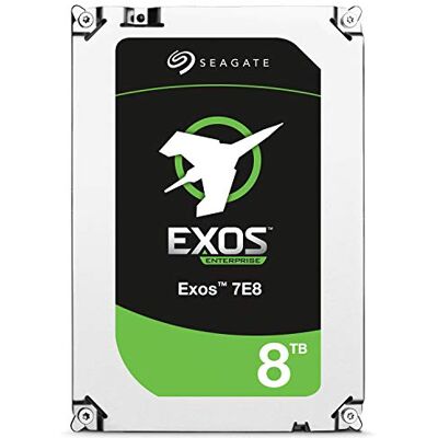 Seagate Exos 7E8, 8 TB, interne harde schijf HDD, SATA, 3,5 inch, voor bedrijven en datacenters (ST8000NM0055) Seagate Exos 7E8, 8 TB, interne harde schijf HDD, SATA, 3,5 inch, voor bedrijven en datacenters (ST8000NM0055)