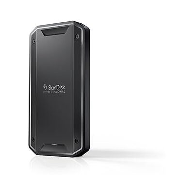 SanDisk 2 TB PRO-G40 SSD, draagbare SSD-harde schijf, tot 3000 MB/s, Thunderbolt 3 (40 Gbps), USB-C (10 Gbps), ultra-robuust IP68, voor water- en stofbestendigheid, geformatteerd exFAT SanDisk 2 TB PRO-G40 SSD, draagbare SSD-harde schijf, tot 3000 MB/s, Thunderbolt 3 (40 Gbps), USB-C (10 Gbps), ultra-robuust IP68, voor water- en stofbestendigheid, geformatteerd exFAT