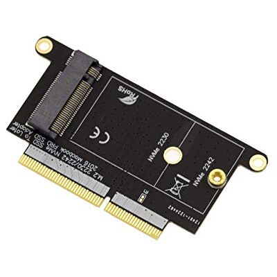 KALEA-INFORMATIQUE M2 NVMe-adapter compatibel met SSD van MACBOOK Pro A1708 (2016 en 2017). 22+34-punts aansluiting KALEA-INFORMATIQUE M2 NVMe-adapter compatibel met SSD van MACBOOK Pro A1708 (2016 en 2017). 22+34-punts aansluiting