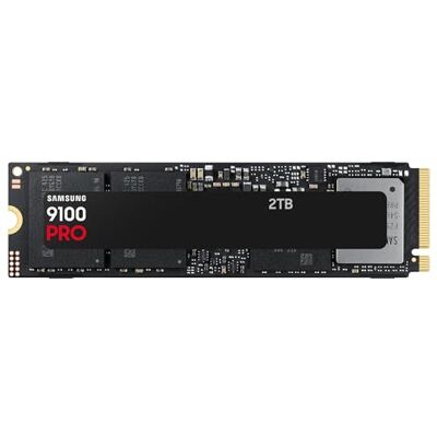 Samsung MZ-VAP2T0BW 9100 PRO NVMe M.2 SSD 2TB PCIe 5.0 14700MB/s lezen, 13.400MB/s schrijven, interne SSD voor games, videobewerking en AI, zwart Samsung MZ-VAP2T0BW 9100 PRO NVMe M.2 SSD 2TB PCIe 5.0 14700MB/s lezen, 13.400MB/s schrijven, interne SSD voor games, videobewerking en AI, zwart