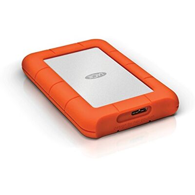 LaCie Rugged Mini, 1 TB, draagbaar, 2,5 inch, externe harde schijf voor PC en Mac, schokbestendig, valbestendig, drukvast LaCie Rugged Mini, 1 TB, draagbaar, 2,5 inch, externe harde schijf voor PC en Mac, schokbestendig, valbestendig, drukvast