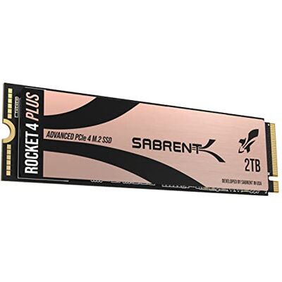 SABRENT M.2 NVMe SSD 2TB Gen 4, interne SSD 7100MB/s leesharde schijf, PCIe 4.0 M2 voor gamers, compatibel met PlayStation 5, PS5-console, pc, laptops en desktopcomputers SABRENT M.2 NVMe SSD 2TB Gen 4, interne SSD 7100MB/s leesharde schijf, PCIe 4.0 M2 voor gamers, compatibel met PlayStation 5, PS5-console, pc, laptops en desktopcomputers