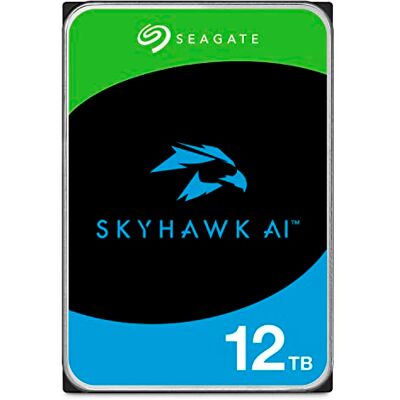 Seagate SkyHawk AI 12TB 3,5" SATA 6GB/s cache 256MB DVR NVR beveiligingscamerasysteem + 3 jaar back-upservice inbegrepen Seagate SkyHawk AI 12TB 3,5" SATA 6GB/s cache 256MB DVR NVR beveiligingscamerasysteem + 3 jaar back-upservice inbegrepen