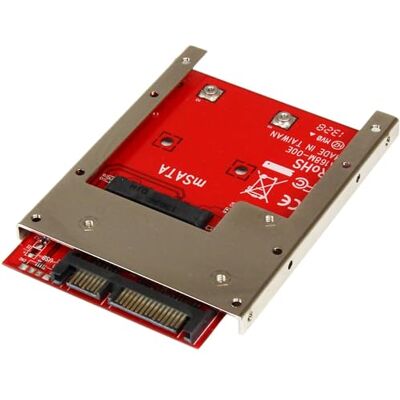 StarTech . com mSATA SSD naar SATA 2,5 inch adapter mSATA SSD naar SATA 2,5 inch converter kaart (SAT32MSAT257) StarTech . com mSATA SSD naar SATA 2,5 inch adapter mSATA SSD naar SATA 2,5 inch converter kaart (SAT32MSAT257)