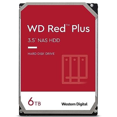Western Digital WD Red WD60EFRX interne NAS-harde schijf (3,5 inch), 6 TB, 5400 rpm Western Digital WD Red WD60EFRX interne NAS-harde schijf (3,5 inch), 6 TB, 5400 rpm