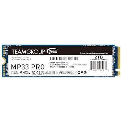 TEAMGROUP Team Group MP33 Pro M.2 2000GB PCI Express 3.0 NVMe TEAMGROUP Team Group MP33 Pro M.2 2000GB PCI Express 3.0 NVMe
