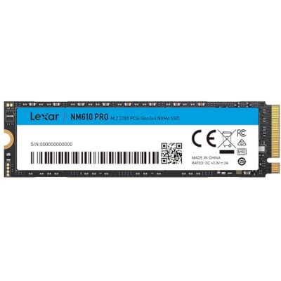Lexar SSD NM610 Pro 500GB NVMe M.2 type 2280 Lexar SSD NM610 Pro 500GB NVMe M.2 type 2280