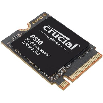 Crucial P310 SSD 2TB PCIe Gen4 NVMe M.2 2230, tot 7.100 MB/s, compatibel met Steam Deck, ASUS ROG Ally, MSI Claw & Microsoft Surface, SSD harde schijf CT2000P310SSD2 Crucial P310 SSD 2TB PCIe Gen4 NVMe M.2 2230, tot 7.100 MB/s, compatibel met Steam Deck, ASUS ROG Ally, MSI Claw & Microsoft Surface, SSD harde schijf CT2000P310SSD2